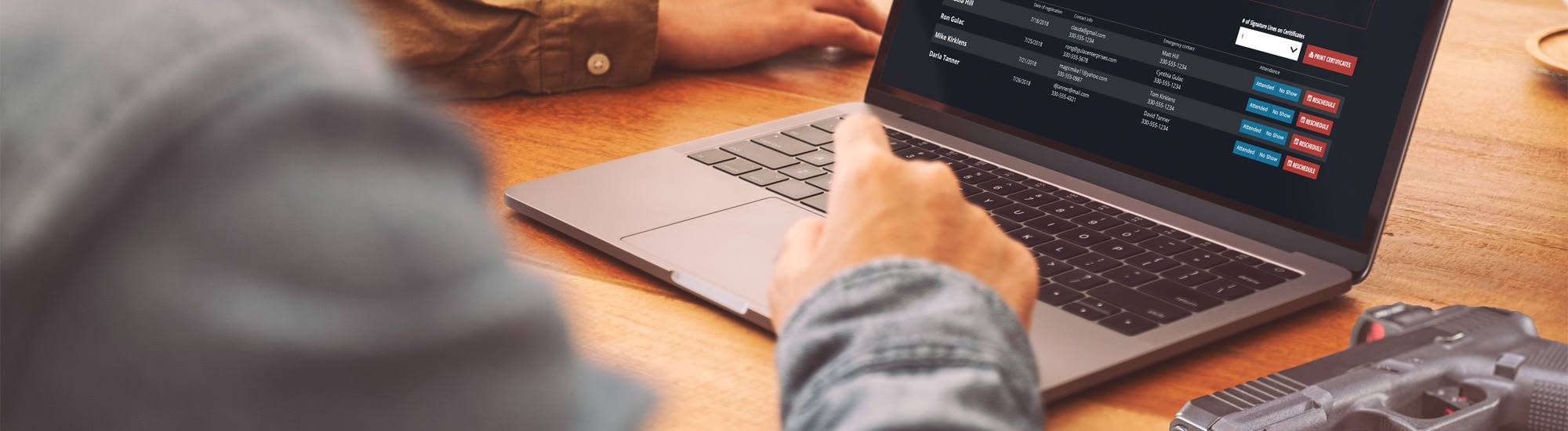 firearms training materials