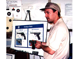 Parts and operation of the semi-automatic handgun