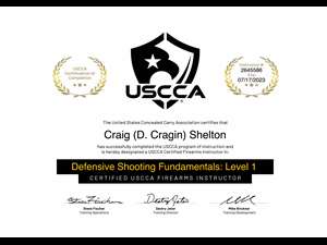 USCCA DSF-1 Instructor