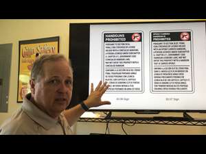 Concealed carry restrictions