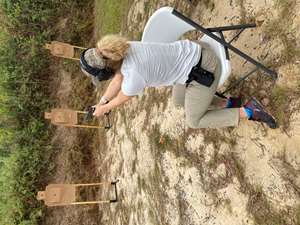 Shooting from seated