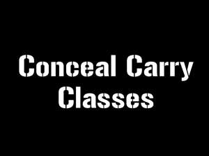 Concealed carry class
