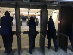 At the range