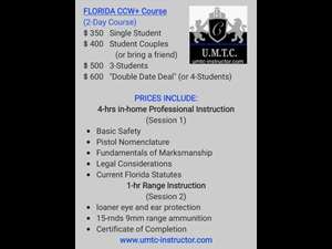 Safety+ for FL CCW Pricing Schedule