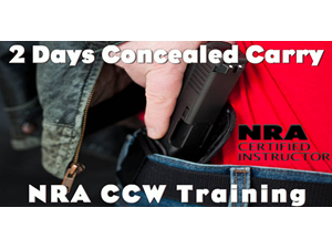 2 Days NRA Concealed Carry CCW Course