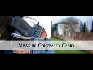 MO CCW: Missouri Conceal Carry Course