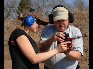 Karl working with student