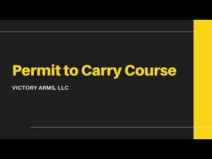 Victory Arms LLC MN Permit to Carry