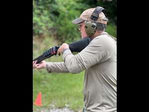Shouldered Shotgun